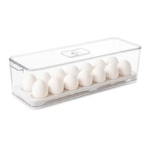 Bandeja Para Ovos 14 Unidades Com Tampa E Alça Para Geladeira Porta Ovos Bandeja Para Ovos 14 Unidades Com Tampa E Alça Para Geladeira Porta Ovos