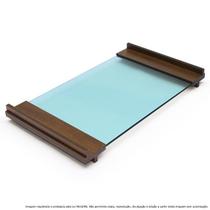 Bandeja para Servir de Vidro Temperado Verde Bandeja para Servir de Vidro Temperado Verde