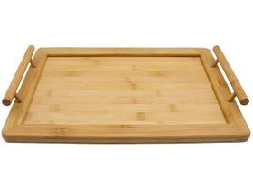 Bandeja para Servir Retangular Hauskraft Bambu Bandeja para Servir Retangular Hauskraft Bambu