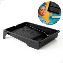 Bandeja para Tinta 30x37x8 cm Preta Polipropileno Resistente e Leve