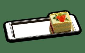 Bandeja Para Torta Fria Rocambole Brinox Atina 40 x 16 cm Aço Inox
