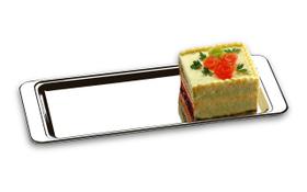 Bandeja Para Torta Fria Rocambole Brinox Atina 40 x 16 cm Aço Inox