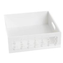 Bandeja Pedras Transparentes Quarto Bebê Infantil Menina Menino Bandeja Pedras Transparentes Quarto Bebê Infantil Menina Menino