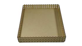 Bandeja Pérolas Retangular 30x35x5cm Lisa - MDF a Laser - 898 Bandeja Pérolas Retangular 30x35x5cm Lisa - MDF a Laser - 898