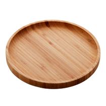 Bandeja Petisqueira de Bambu Round 20cm x 20cm x 2cm - Lyor