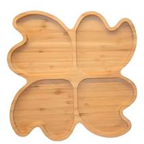 Bandeja Petisqueira MDF 4 Divisórias Flor DC1146 - Yoss