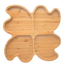 Bandeja Petisqueira Mdf 4 Divisórias Flor Dc1146 - Yoss