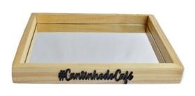 Bandeja Pinus Espelho Cantinho Do Café Decoração Taças B109