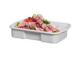 Bandeja Plasmont Empilhável Grande (41cm x 28cm) Multiuso