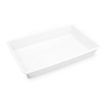 Bandeja Plástica 17 Litros Branca Retangular Plasvale Bandeja Plástica 17 Litros Branca Retangular Plasvale