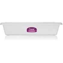 Bandeja Plastica Alimentos Branca M 44CM Bandeja Plastica Alimentos Branca M 44CM