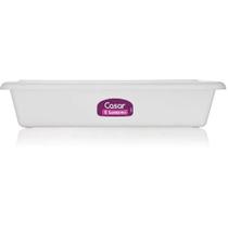 Bandeja Plástica Alimentos Branca M 44CM Bandeja Plástica Alimentos Branca M 44CM