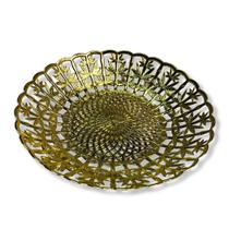 Bandeja Plástica Dourada Bandeja Plástica Dourada