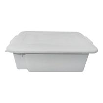 Bandeja Plastica Empilhável com Tampa 12 litros