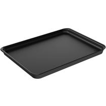 Bandeja Plástica para Servir Coza 32x23cm Preto Restaurante A4 Casual Escritório Loja