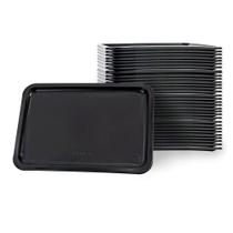 Bandeja Plástica Pequena Rasa 24x16 para Seladora a Vácuo Skinpack - 10 Unidades
