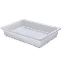 Bandeja Plástica Retangular 12 Litros Multiuso Branca 53 Cm - Arqplast