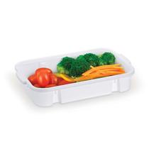 Bandeja Plástica Retangular 3 Litros Multiuso para Cozinha 33,0 x 21,5 x 6 cm