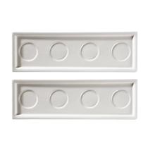 Bandeja Porcelana Finger Food - 29 x 9,5 cm 2 Peças Bandeja Porcelana Finger Food - 29 x 9,5 cm 2 Peças