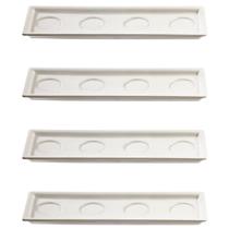 Bandeja Porcelana Finger Food - 29 x 9,5 cm 4 Peças Bandeja Porcelana Finger Food - 29 x 9,5 cm 4 Peças