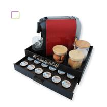 Bandeja Porta Capsula Três Corações Mdf Apoio Servir