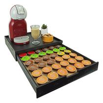 Bandeja Porta Cápsulas 41x40 Dolce Gusto Preto 36 Unidades