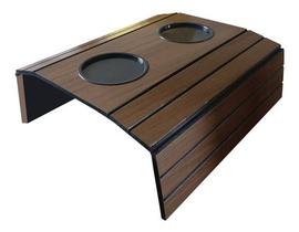 Bandeja Porta Copo Para Braço Sofá Madeira Suporte Envio 24h