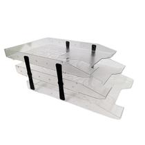 Bandeja Porta Correspondência Tripla Móvel Articulável