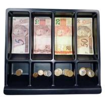 Bandeja Porta Moeda Niqueleira p Caixa Registradora Cédulas Moedas Notas Bandeja Porta Moeda Niqueleira p Caixa Registradora Cédulas Moedas Notas