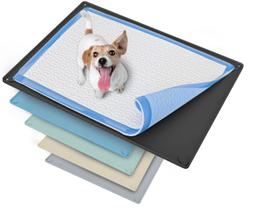 Bandeja Porta Tapete para Orinar de Perro Skywin Compatible con Tapetes 76x58cm Negra Bandeja Porta Tapete para Orinar de Perro Skywin Compatible con Tapetes 76x58cm Negra