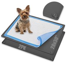 Bandeja porta-xixi para cães Skywin, 71x58cm, silicone, pacote com 2