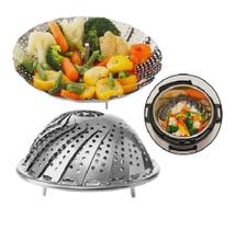 Bandeja pra Cozimento à Vapor e Banho Maria em Inox Utensílio de Cozinha Durável