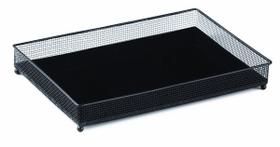 Bandeja Preta em Metal c/ Espelho Preto 11980 Mart Bandeja Preta em Metal c/ Espelho Preto 11980 Mart