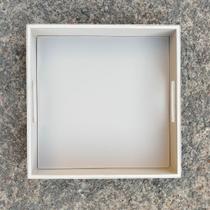 Bandeja Quadrada 31x31 Gelo Bandeja Quadrada 31x31 Gelo