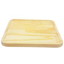 Bandeja Quadrada de pinus para kit higiene bebê 4 e 5 peças