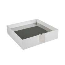 Bandeja Quadrada One Soul Spirit Be Gold Branco - Zen Desing