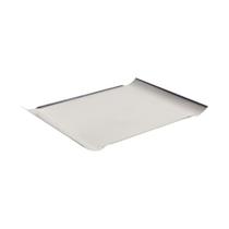 Bandeja Quadrata Retangular em Aço Inox Alto Brilho 57 x 32 cm Tramontina