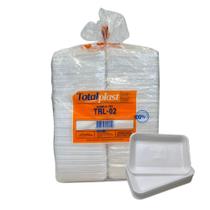 Bandeja Rasa de Isopor 02 Totalplast TRL02 com 400 unidades
