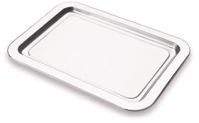 Bandeja Rasa Pop De Aço Inox Forma Para Servir 35cm Multiuso