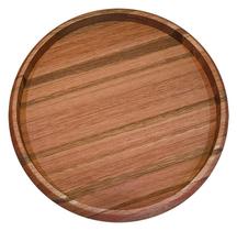 Bandeja redonda 33cm com rebaixe 30cm