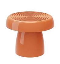 BANDEJA REDONDA ALEGRA 20 CM + PÉ (VASO) 15 CM - PAPAYA - Produfest