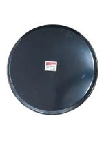 Bandeja Redonda Antiderrapante 40Cm - Preta