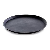 Bandeja Redonda Antiderrapante para Garçom Servir 35 cm