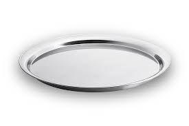 Bandeja Redonda Arienzo Aço Inox - Brinox