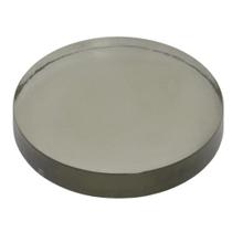 Bandeja redonda decorativa em vidro espelahdo fume 20cm Bandeja redonda decorativa em vidro espelahdo fume 20cm