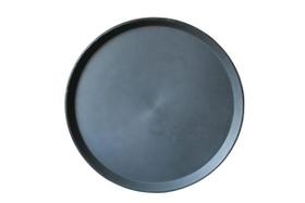 Bandeja Redonda Grande 40x2 Cor Preto p Garçom Cumim Bar Boteco Pratica Restaurante Servir Cliente
