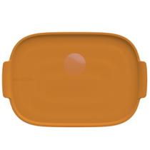 Bandeja Refratária Retangular 32,5 cm Amarela Porcelana Bandeja Refratária Retangular 32,5 cm Amarela Porcelana