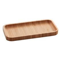 Bandeja Retangular 100 Bambu Resistente Alimentos Quentes Frios Lyor