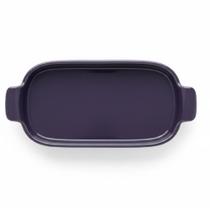 Bandeja Retangular 20 cm Ameixa P Assar e Servir Porcelana
