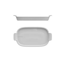 Bandeja Retangular 20 cm Branco P Assar e Servir Porcelana